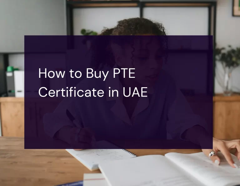 Read more about the article How to Buy PTE Certificate in UAE