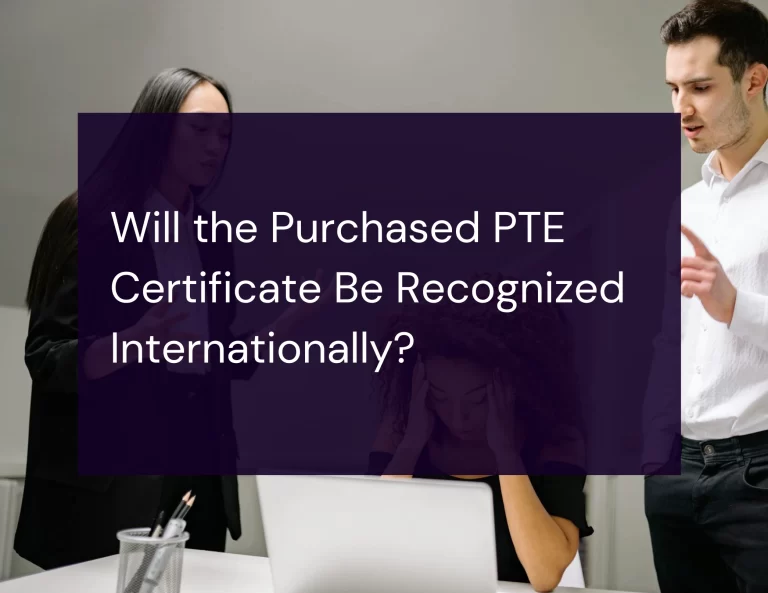Read more about the article Will the Purchased PTE Certificate Be Recognized Internationally?